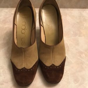 Vintage Suede Heels